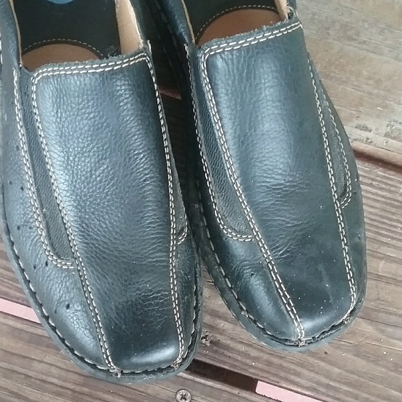 Born Black Leather Loafers  NWOB - Picture 3 of 7